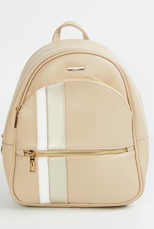 GINGER Women Colourbloked Backpack