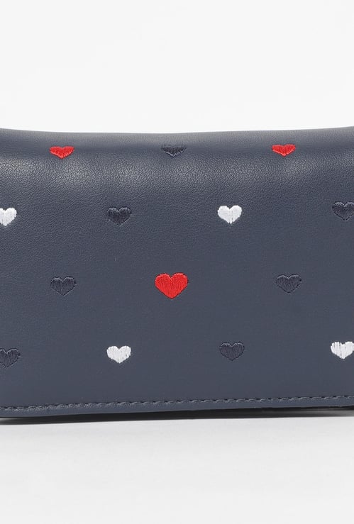 GINGER Women Embroidered Bi-Fold Wallet