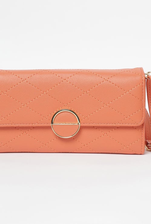 GINGER Women Quilted Wallet with Sling