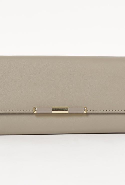 GINGER Women Solid Three-Fold Wallet