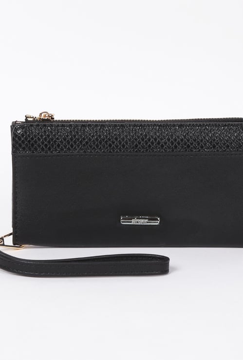 GINGER Women Textured Zip-Closure Wallet