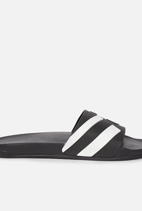 FORCA Men Striped Sliders