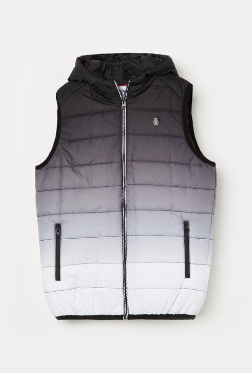 MONTE CARLO Boys Ombre-Dyed Padded Gilet Jacket