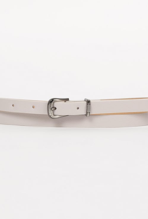 GINGER Women Solid Casual Belt