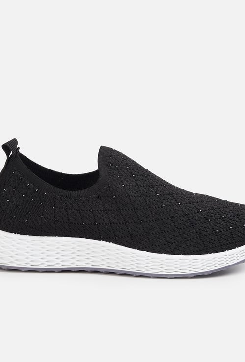 GINGER Women Embellished Slip-On Casual Shoes