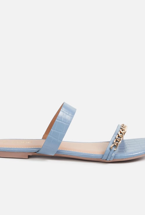 CODE Women Embellished Open-Toe Flats