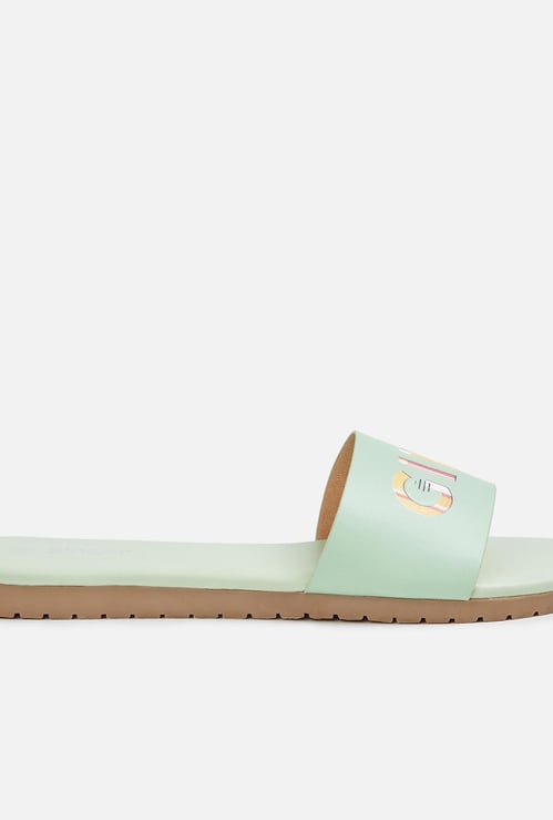 GINGER Women Printed Sliders