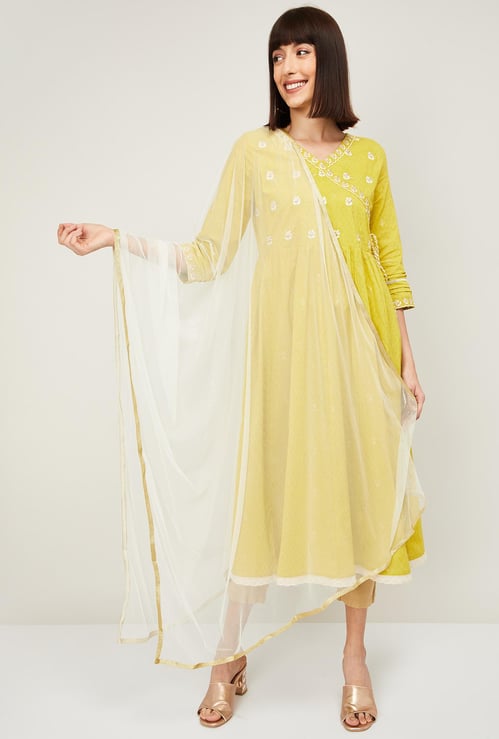 MELANGE Women Solid Dupatta