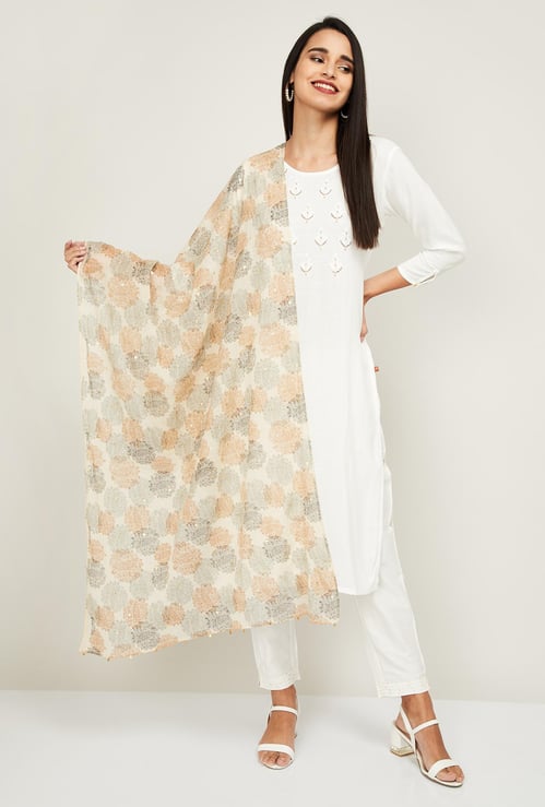 MELANGE Women Printed Dupatta