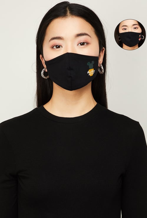 GINGER Women Printed Face Mask- Set of 2
