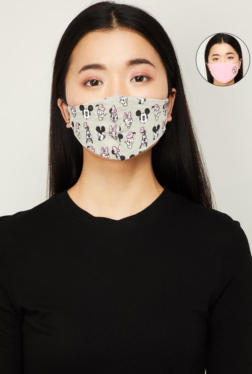 GINGER Women Printed Face Mask - Set of 2