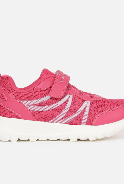 FAME FOREVER Girls Printed Casual Shoes with Velcro