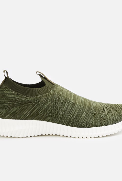 FORCA Men Textured Slip On Casual Shoes
