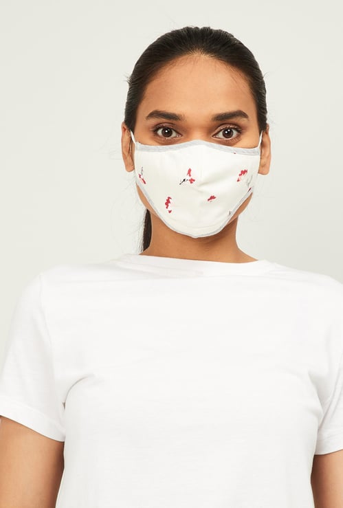 ALLEN SOLLY Women Printed Face Mask