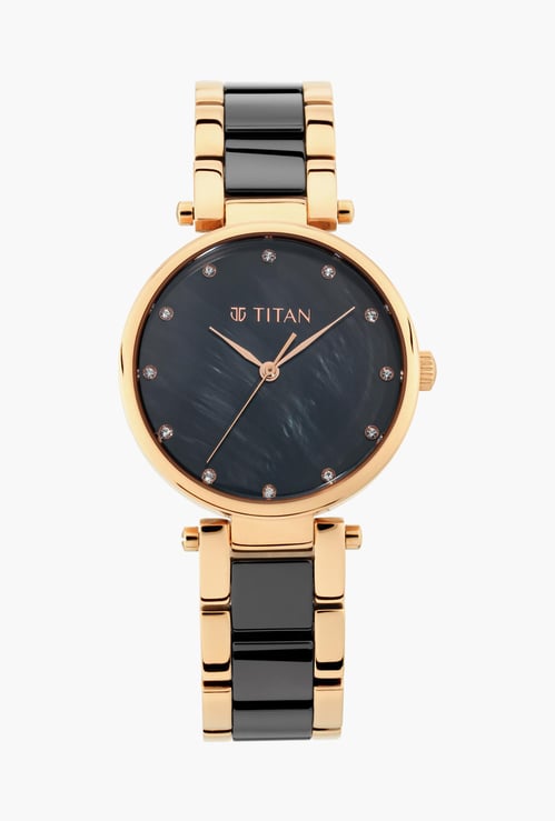 TITAN Women Embellished Analog Watch - 95061WD03