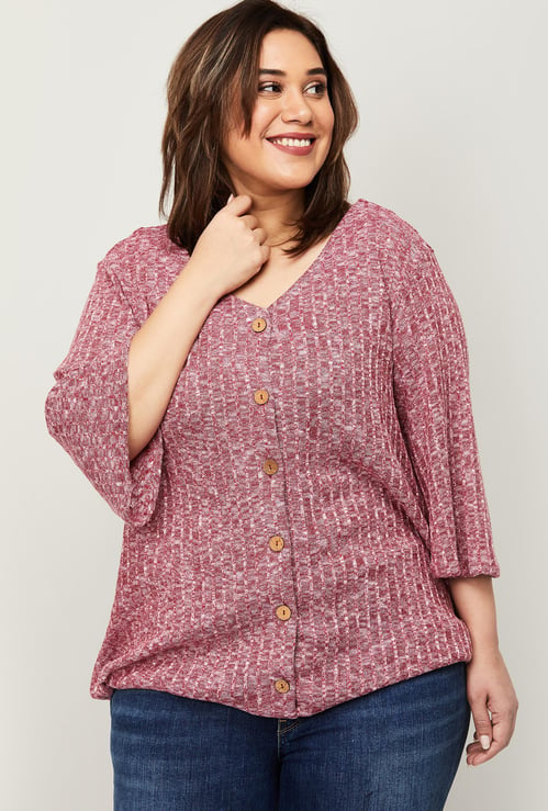 NEXUS Women Plus-Size Textured Top