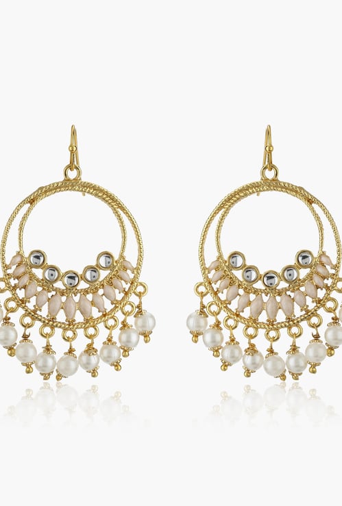 ESTELE Women Beaded Jhumkas