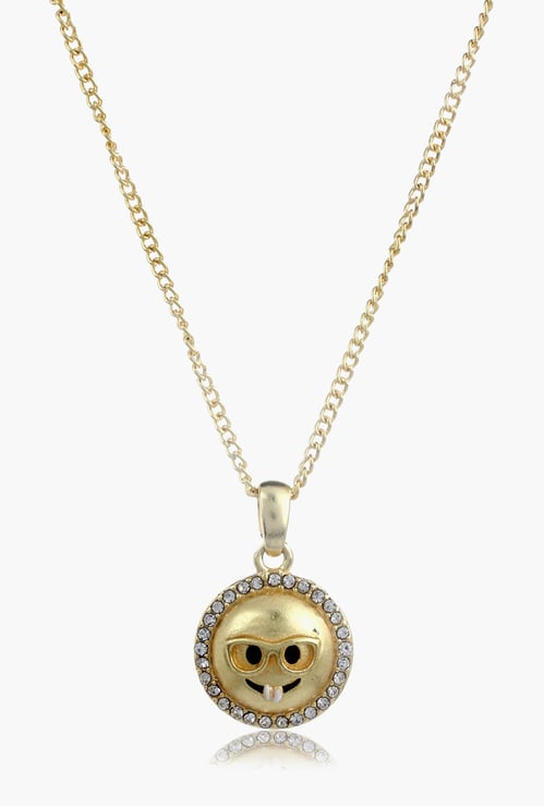 ESTELE Women Gold-Toned Chain with Pendant