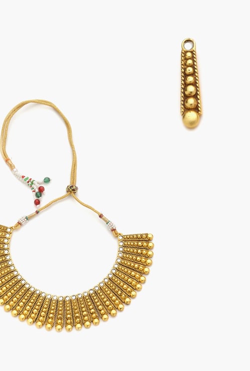 ESTELE Embellished Necklace and Earrings Set