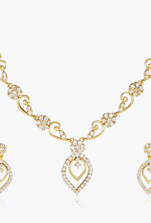 ESTELE Women Freesia Necklace with Earrings