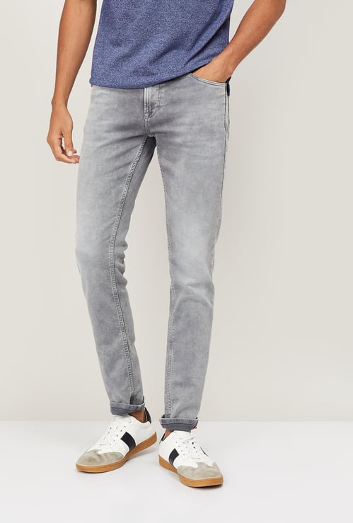 KILLER Men Lightwashed Skinny Fit Jeans