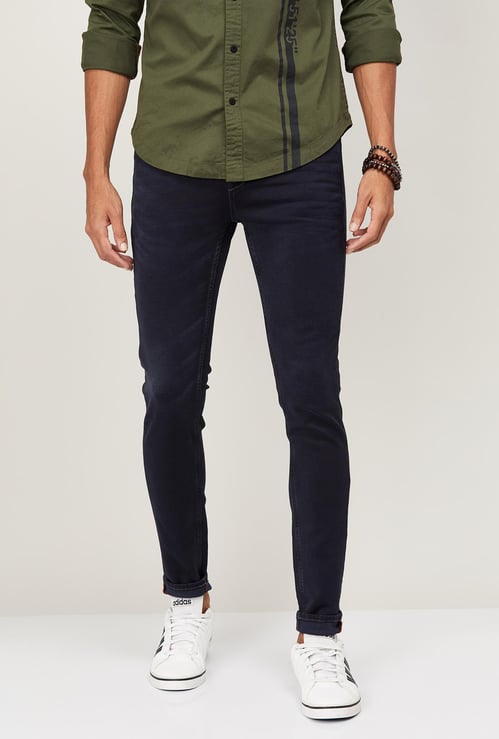 KILLER Men Dark Washed Skinny Fit Jeans