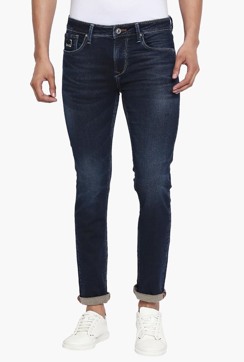 KILLER Men Stonewashed Slim Straight Fit Jeans