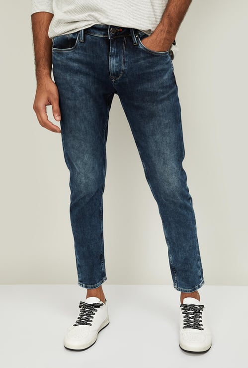 KILLER Men Stonewashed Slim TaperedJeans