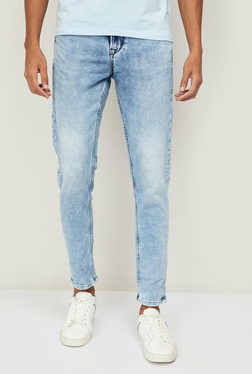 KILLER Men Washed Slim Tapered Fit Jeans