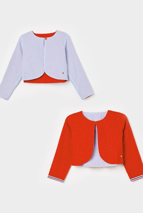 BOSSINI Girls Reversible Shrug
