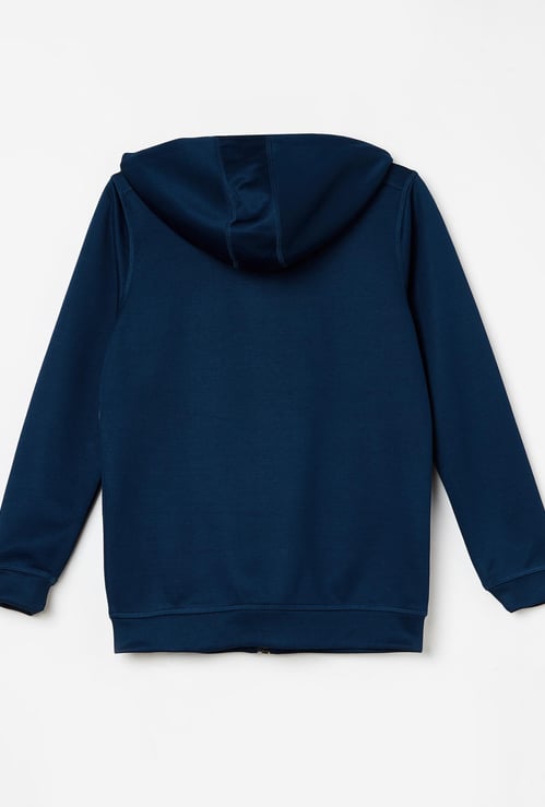 FAME ACTIVE Boys Printed Hooded Sweatshirt