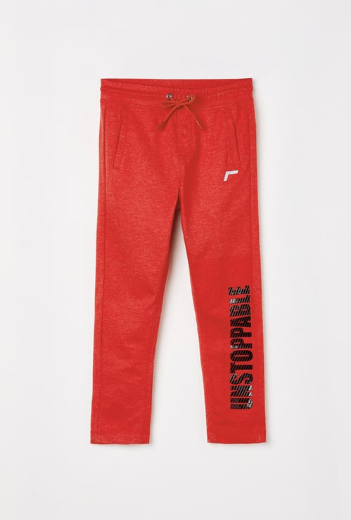 FAME ACTIVE Boys Printed Elasticated Track Pants