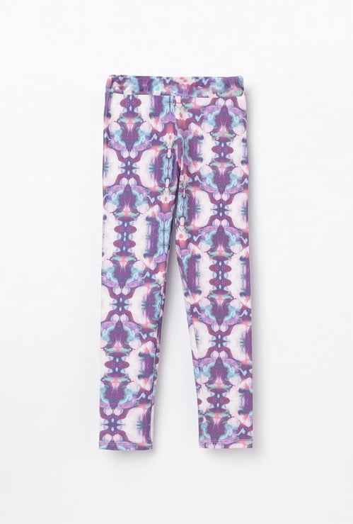 FAME ACTIVE Girls Printed Leggings