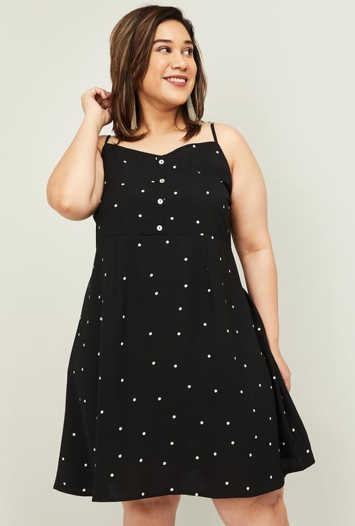 NEXUS Women Plus-Size Printed A-Line Dress