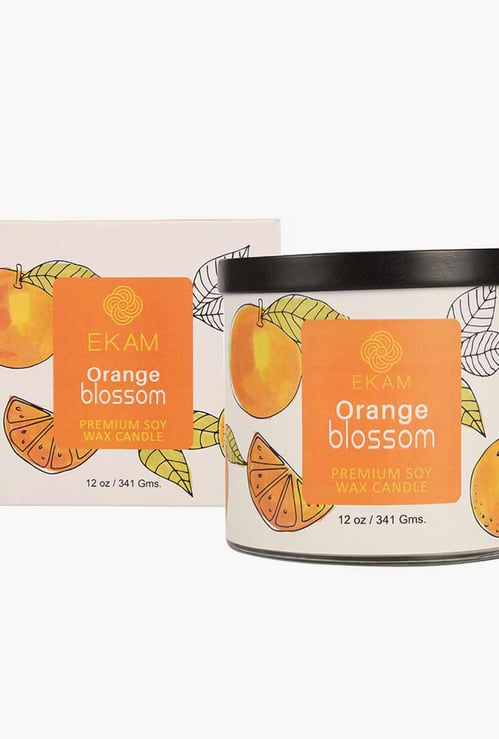 EKAM Fruity Jar Candle - Orange Blossom