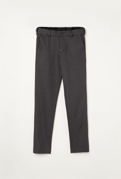 FAME FOREVER YOUNG Boys Solid Slim Fit Trousers