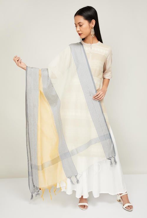 BIBA Women Striped Dupatta
