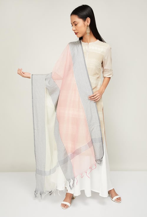 BIBA Women Striped Dupatta