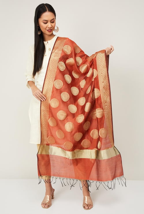 MELANGE Women Jacquard Dupatta