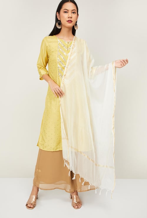 MELANGE Women Solid Dupatta