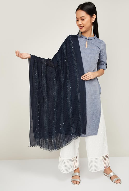 MELANGE Women Embellished Dupatta