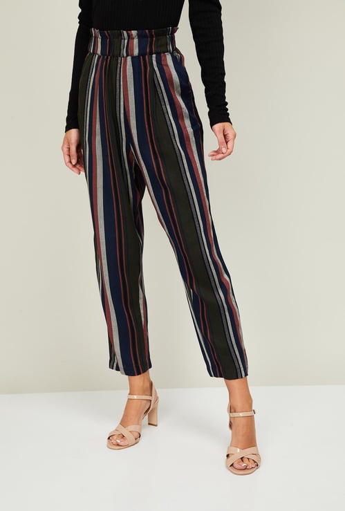 CODE Women Striped Trousers