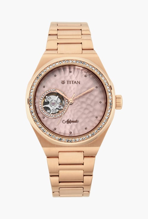 TITAN Women Embellished Analog Watch- 95131WM01