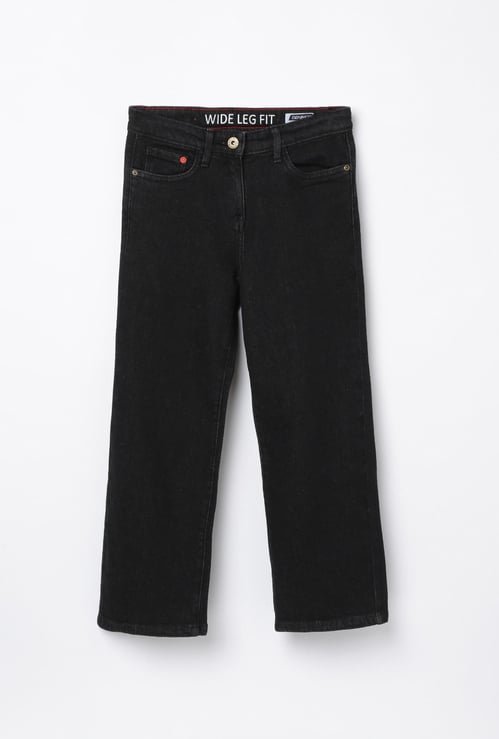 DENIMIZE Girls Solid Regular Fit Jeans