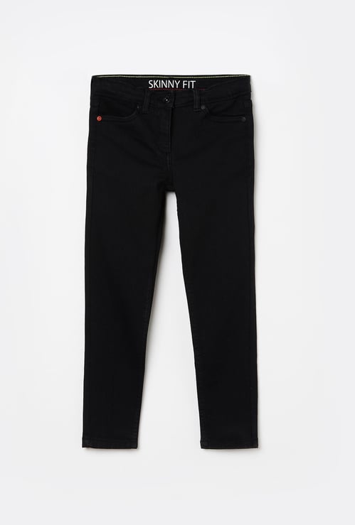 DENIMIZE Girls Solid Skinny Fit Jeans