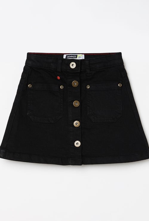 DENIMIZE Girls Denim A-Line Skirt