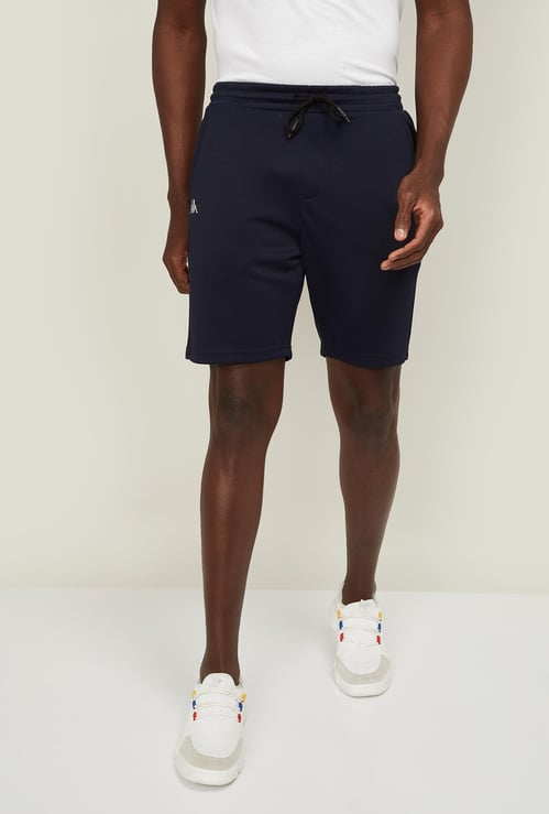 KAPPA Men Textured Elasticated Shorts