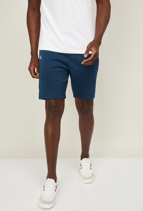 KAPPA Men Textured Elasticated Shorts