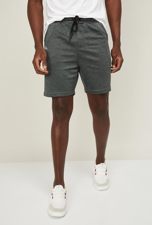 KAPPA Men Textured Elasticated Shorts