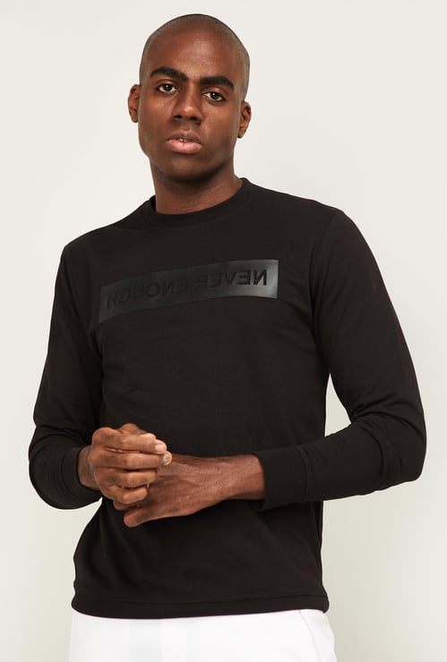 KAPPA Men Printed Crew Neck Sweatshirt